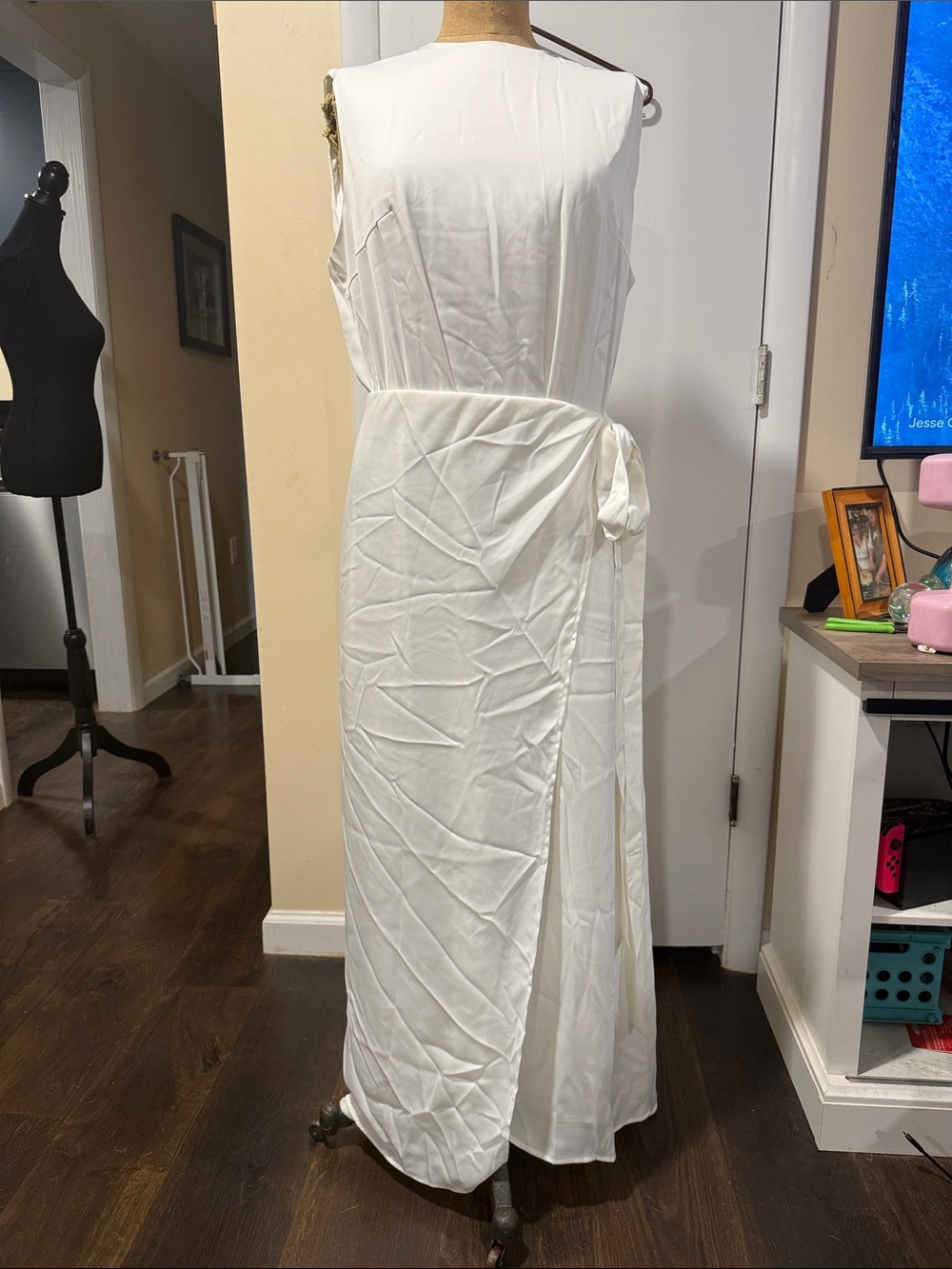 Veiled Collection White Two-piece Set